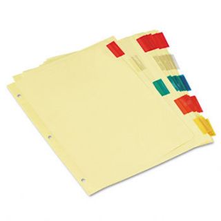 Ring Binder Insertable Index Multicolor Tabs Five Tab