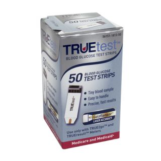 Truetest Blood Glucose Test Strips Box of 50