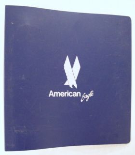 American Eagle Original Blue 3 Ring Binder
