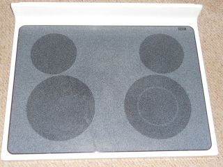    Whirlpool Maytag Electric Range Stove Glass Cooktop 8187886 BISQUE
