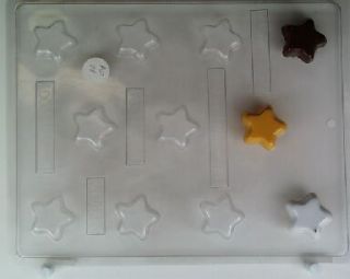 Stars Bite Size Pieces Chocolate Candy Mold