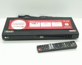 LG 3D Wireless Network Blu Ray Disc Player with Smart TV Model No 