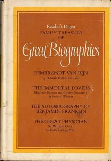 Readers Digest Family Treasury of Great Biographies I