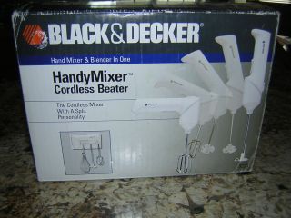 Black Decker Cordless Handymixer Blender 9220 Hand Mixer SEALED