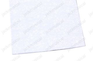3ply Blank White Pearloid 29cm x 43cm Guitar scratch plate sheets