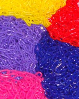    Bird Toy Parts Plastic Chain Necklace Jewerly 1 2 Links Parrot Toys