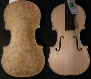 Advance Model Unfinished Violin Birdeye Maple Wood 154