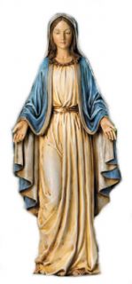Blessed Virgin Mary Our Lady of Grace Blessed Mother Resin Garden 