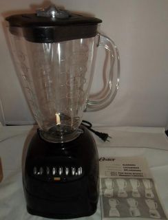 Oster 6706 6 Cup Plastic Jar 10 Speed Blender Black