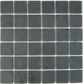 Slate Mosaic 2X2 Kitchen Granite Floor Tile Black
