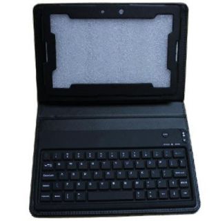 Bluetooth Keyboard Leather Case Cover Pouch for Blackberry Playbook 7 