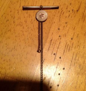 Vintage Gold Pocket Watch Chain Jewelry Japanese JFSS 1 10 14 Kt