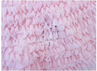 100 Authentic Baby Biscotti Girls Top Ruffle Skirt Dresses Light Pink 