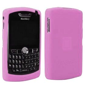 Blackberry Rim Genuine Pink Silicone Flex Skin Cover Case for 8800 