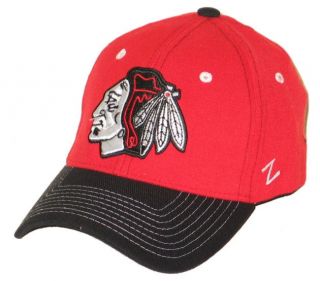 Chicago Blackhawks NHL Hockey Jumbotron Red Flex Fit Fitted Hat Cap M 