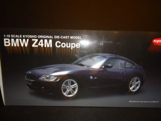  Kyosho BMW Z4 M Z4M Coupe Black 1 18