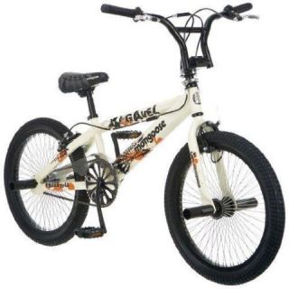 New Mongoose 20 Gavel Freestyle BMX Bicycle Bike Cream Color R2370 