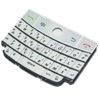 WHITE UK QWERTY KEYPAD FOR BLACKBERRY BOLD 9000   KEYBOARD / BUTTONS 