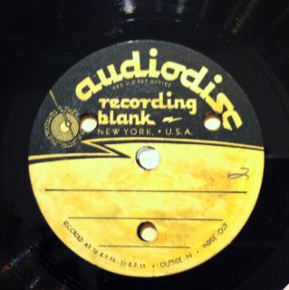 John Tulida Blackford Wedding Acetate 78 RPM 1948 PT1