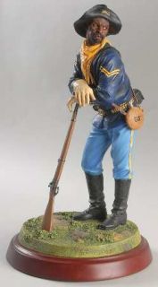 Thomas Blackshear Ebony Visions Figurine The Buffalo Soldier 8852675 