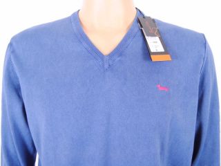 Maglione Harmont Blaine TG L 154€ 50 H090830075 Sweater T Shirt Blu 