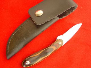 Robert Elliot FL Custom Full Tang Mint 6 3 8 Fixed Blade Knife Sheath 