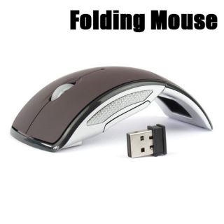  USB Bluetooth Optical 6 Buttons Wired Finger Folding Mouse Mice 