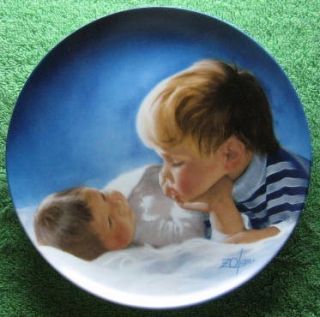 Brotherly Love Donald Zolan 5161U 1988 Collector Plate