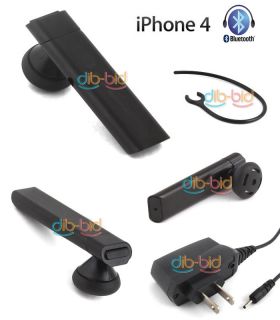Thin Bluetooth Headset Earpiece for iPhone 4G 4th 3GS