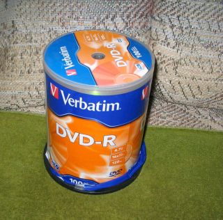 Blank DVD R 16x Verbatim 80 pcs