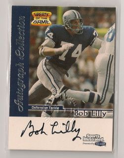 1999 Sports Illustrated Bob Lilly Autograph Cowboys