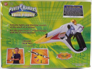   Power Rangers Time Force Lights & Sound Chrono Blaster MISB