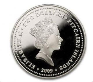   2009 2$ HMAV Bounty Series 2   Captain William Bligh 1oz Silver Coin