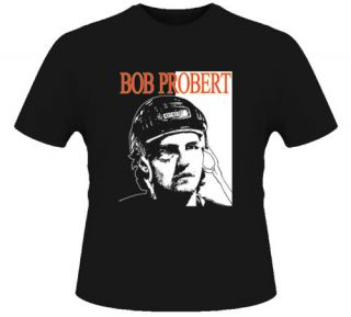  Bob Probert Wings Hockey T Shirt