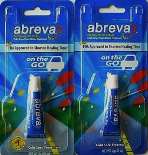 PACK ABREVA COLD SORE TREATMENT FDA APPROVED EXP 3 2014 NEW IN 