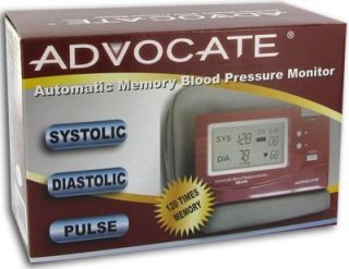 Advocate KD575M Arm Blood Pressure Monitor Large Cuff New