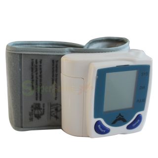   Screen Digital Memory Wrist Blood Pressure Monitor & Heart Beat Meter
