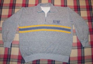Vintage Washington Huskies Sweater Football T Shirt UW
