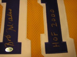 Bob McAdoo Signed Lakers Basketball Jersey Comes with Hall of Fame 