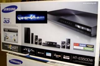   E5500w 2D 3 D Blu Ray Home Theater Surround System Wireless Rears NEW