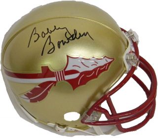 BOBBY BOWDEN Signed Florida State Seminoles Riddell Mini Helmet 