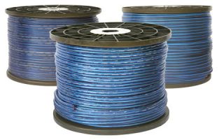 new 45 ft Blue Car Home Audio Speaker Wire Oxygen Free