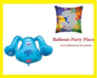 Blues Clues Birthday Party Balloons XL 1st 2nd 3rd 4th Bouquet 
