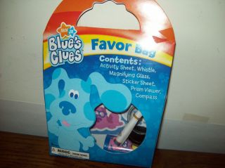Blues Clues Birthday Party Favor Bags. Each With 6 Items New