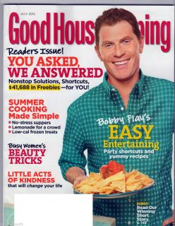 GOOD HOUSEKEEPING JULY 2012 BOBBY FLAY FOOD NETWORK LITTLE ACTS 
