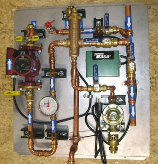Radiant Floor Heat Control Panel One Zone w O Boiler