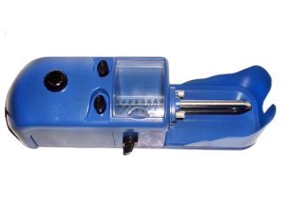 new electric cigarette roller rolling machine blue