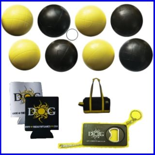90mm Plastic Beach Bocce Ball Set Outdoor Game w Case