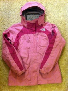 The North Face Hyvent Jacket Girls Kids Pink Size Large