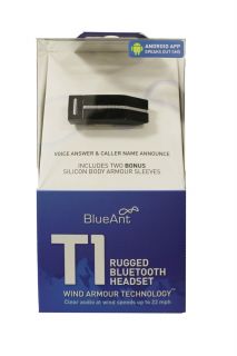 BlueAnt T1 Black Rugged Bluetooth Headset